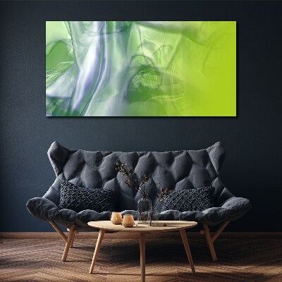 Tableau sur toile Transparence et vert