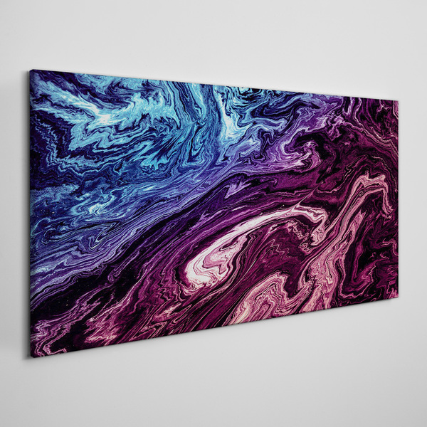 Tableau sur toile Un tourbillon cosmique de couleurs