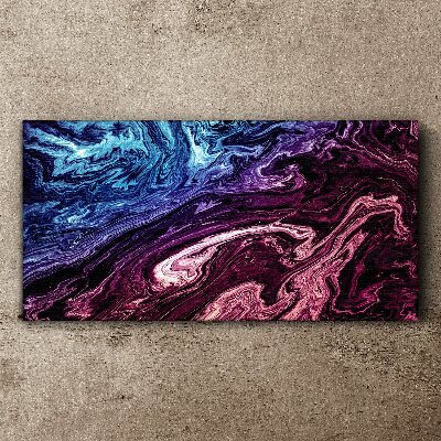 Tableau sur toile Un tourbillon cosmique de couleurs