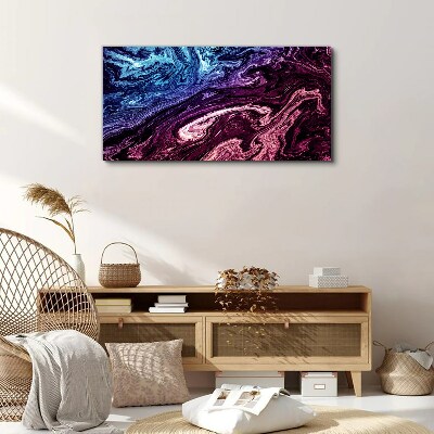 Tableau sur toile Un tourbillon cosmique de couleurs