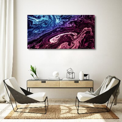 Tableau sur toile Un tourbillon cosmique de couleurs