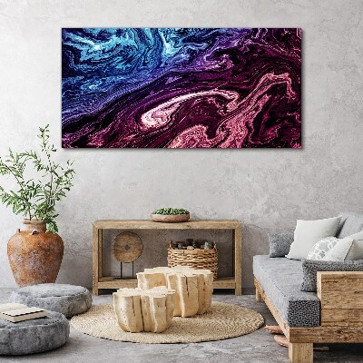 Tableau sur toile Un tourbillon cosmique de couleurs