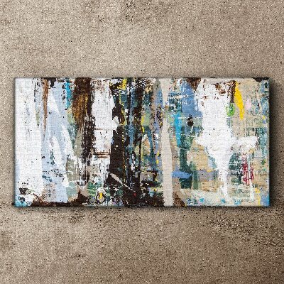 Tableau sur toile Mosaïque abstraite de couleurs