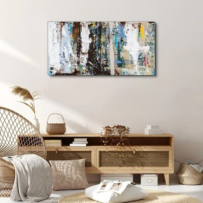 Tableau sur toile Mosaïque abstraite de couleurs