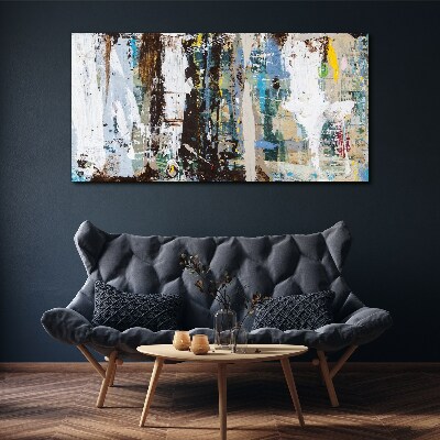 Tableau sur toile Mosaïque abstraite de couleurs