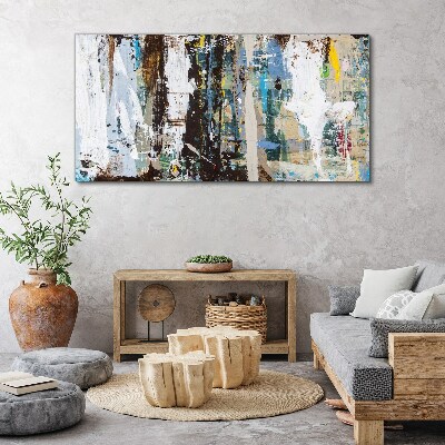 Tableau sur toile Mosaïque abstraite de couleurs