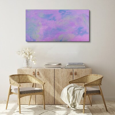 Tableau imprimé sur toile Nuances délicates de violet et de bleu