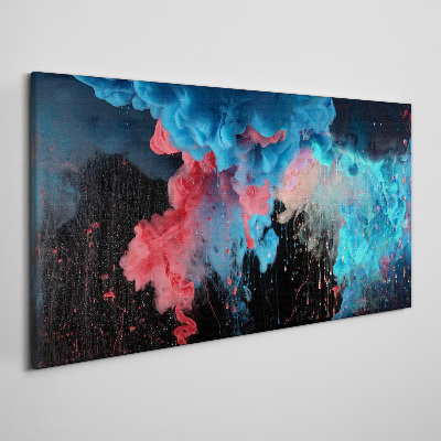 Tableau sur toile Une explosion cosmique de couleurs