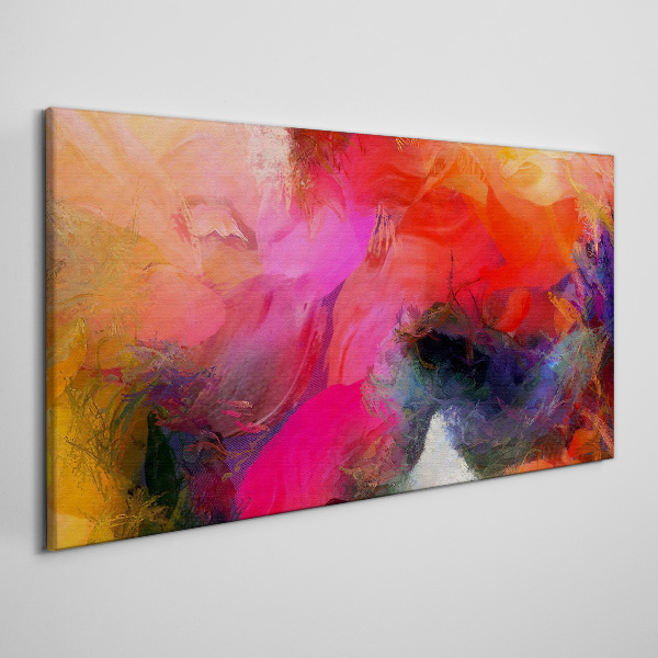 Tableau sur toile Expression colorée de l'abstraction