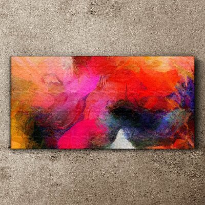 Tableau sur toile Expression colorée de l'abstraction