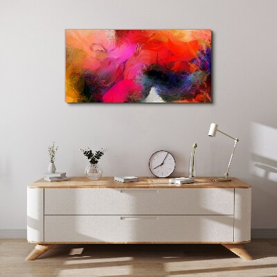 Tableau sur toile Expression colorée de l'abstraction