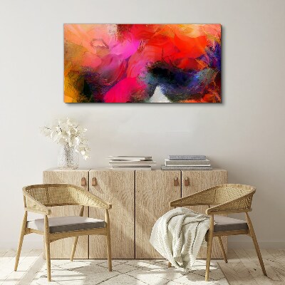 Tableau sur toile Expression colorée de l'abstraction