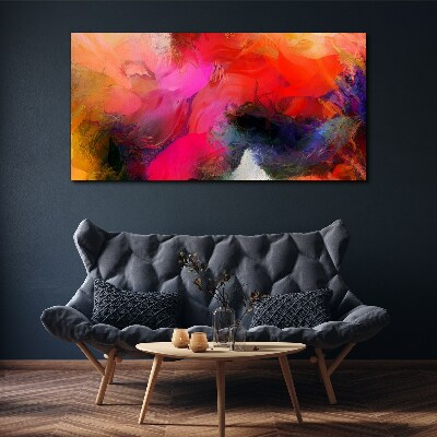 Tableau sur toile Expression colorée de l'abstraction