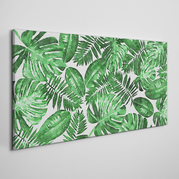 Tableau toile imprimée Jungle verte