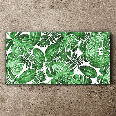Tableau toile imprimée Jungle verte