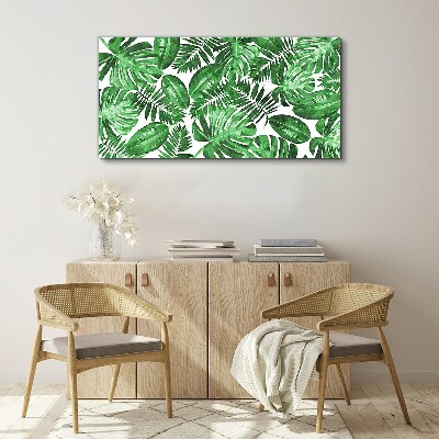 Tableau toile imprimée Jungle verte