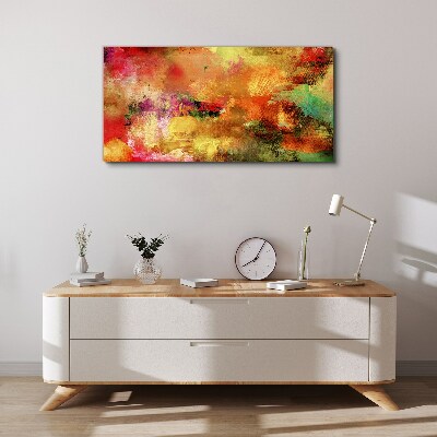 Tableau toile imprimée Chaos abstrait coloré