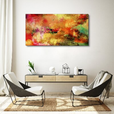 Tableau toile imprimée Chaos abstrait coloré