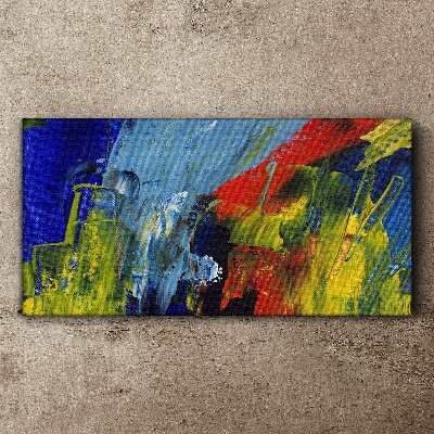 Tableau sur toile Couleurs dynamiques dans un paysage abstrait