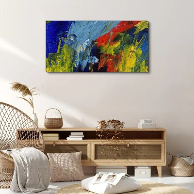 Tableau sur toile Couleurs dynamiques dans un paysage abstrait