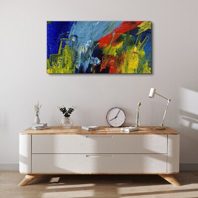 Tableau sur toile Couleurs dynamiques dans un paysage abstrait