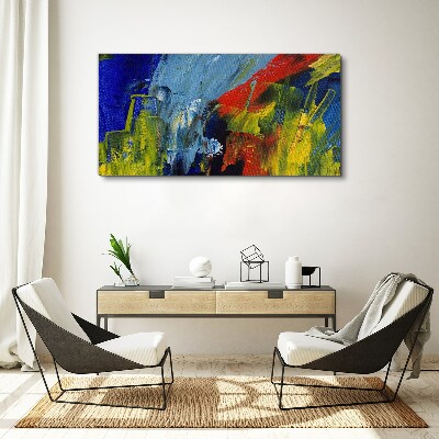 Tableau sur toile Couleurs dynamiques dans un paysage abstrait