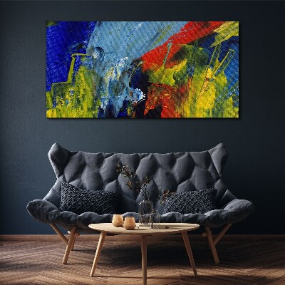 Tableau sur toile Couleurs dynamiques dans un paysage abstrait