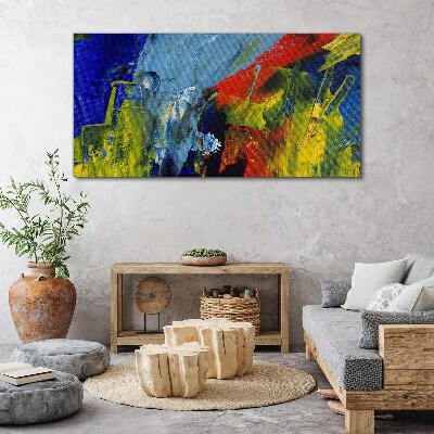 Tableau sur toile Couleurs dynamiques dans un paysage abstrait