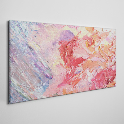 Tableau sur toile Émotions pastel en mouvement