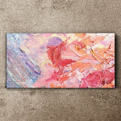 Tableau sur toile Émotions pastel en mouvement