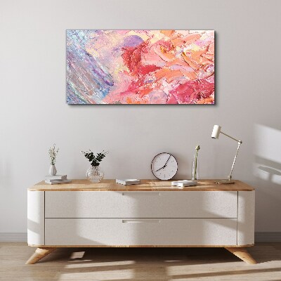 Tableau sur toile Émotions pastel en mouvement