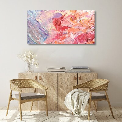 Tableau sur toile Émotions pastel en mouvement