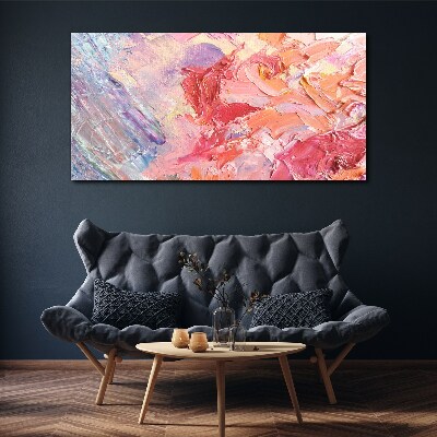 Tableau sur toile Émotions pastel en mouvement