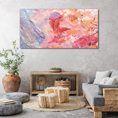 Tableau sur toile Émotions pastel en mouvement