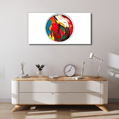 Tableau toile imprimée Un tourbillon coloré d'émotions picturales