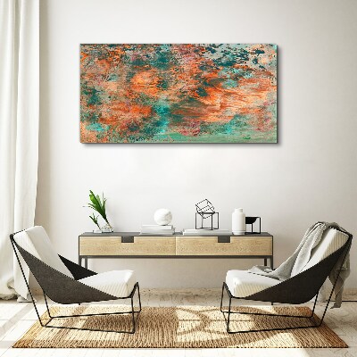Tableau sur toile Paysage abstrait aux couleurs du feu