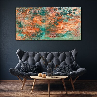Tableau sur toile Paysage abstrait aux couleurs du feu