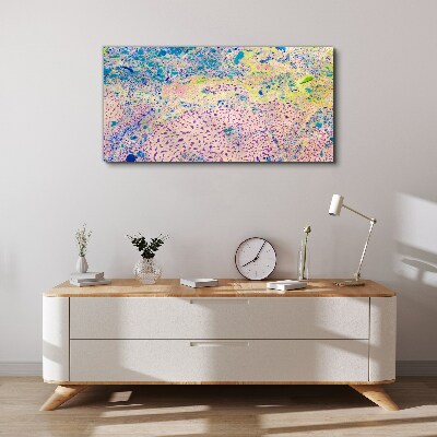 Tableau sur toile Le chaos coloré de l'abstraction