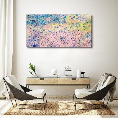 Tableau sur toile Le chaos coloré de l'abstraction