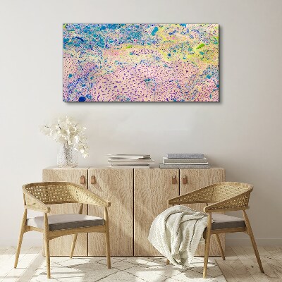 Tableau sur toile Le chaos coloré de l'abstraction