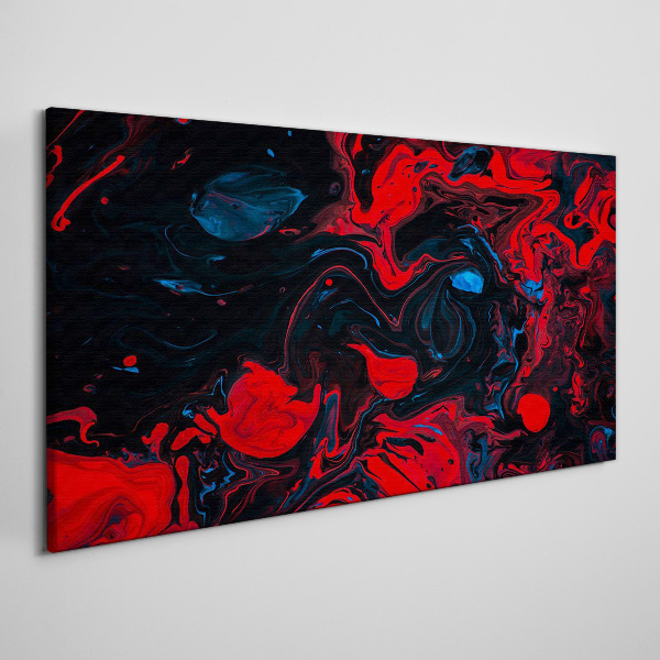 Tableau sur toile Chaos de couleurs en mouvement