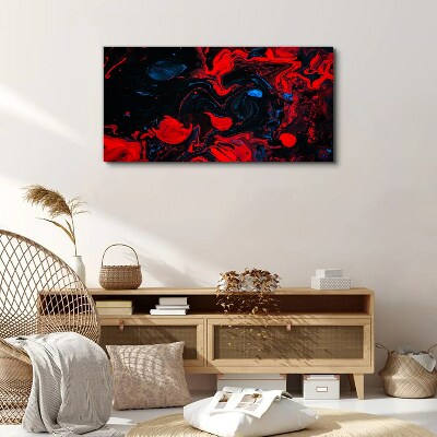 Tableau sur toile Chaos de couleurs en mouvement