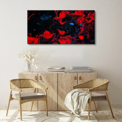 Tableau sur toile Chaos de couleurs en mouvement