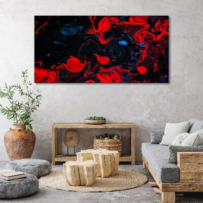 Tableau sur toile Chaos de couleurs en mouvement