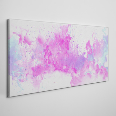 Tableau imprimé sur toile Explosions d'eau rose