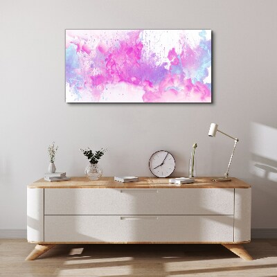 Tableau imprimé sur toile Explosions d'eau rose