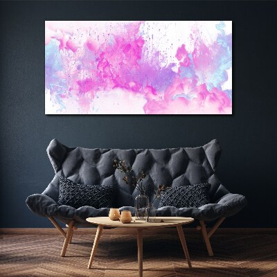 Tableau imprimé sur toile Explosions d'eau rose