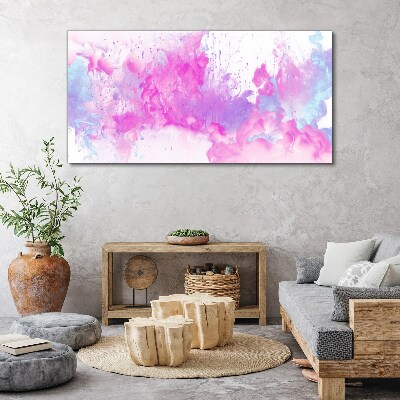 Tableau imprimé sur toile Explosions d'eau rose