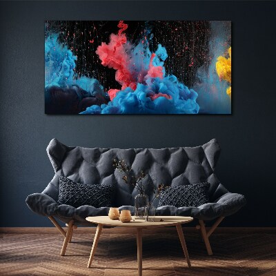 Tableau sur toile Expression de nuages colorés
