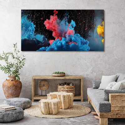 Tableau sur toile Expression de nuages colorés